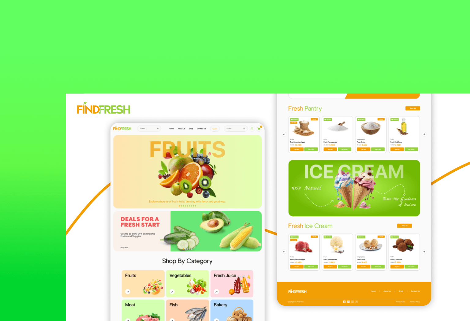 Findfresh project preview